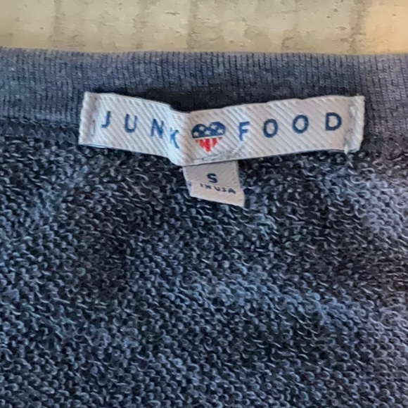 NWOT Junk Food Clothing Burnout Sweatshirt - Picture 3 of 9